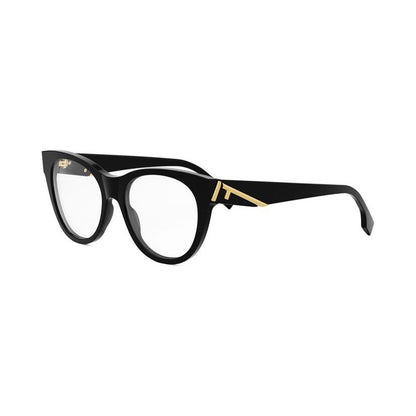Fendi First Black Round Eyeglasses 001