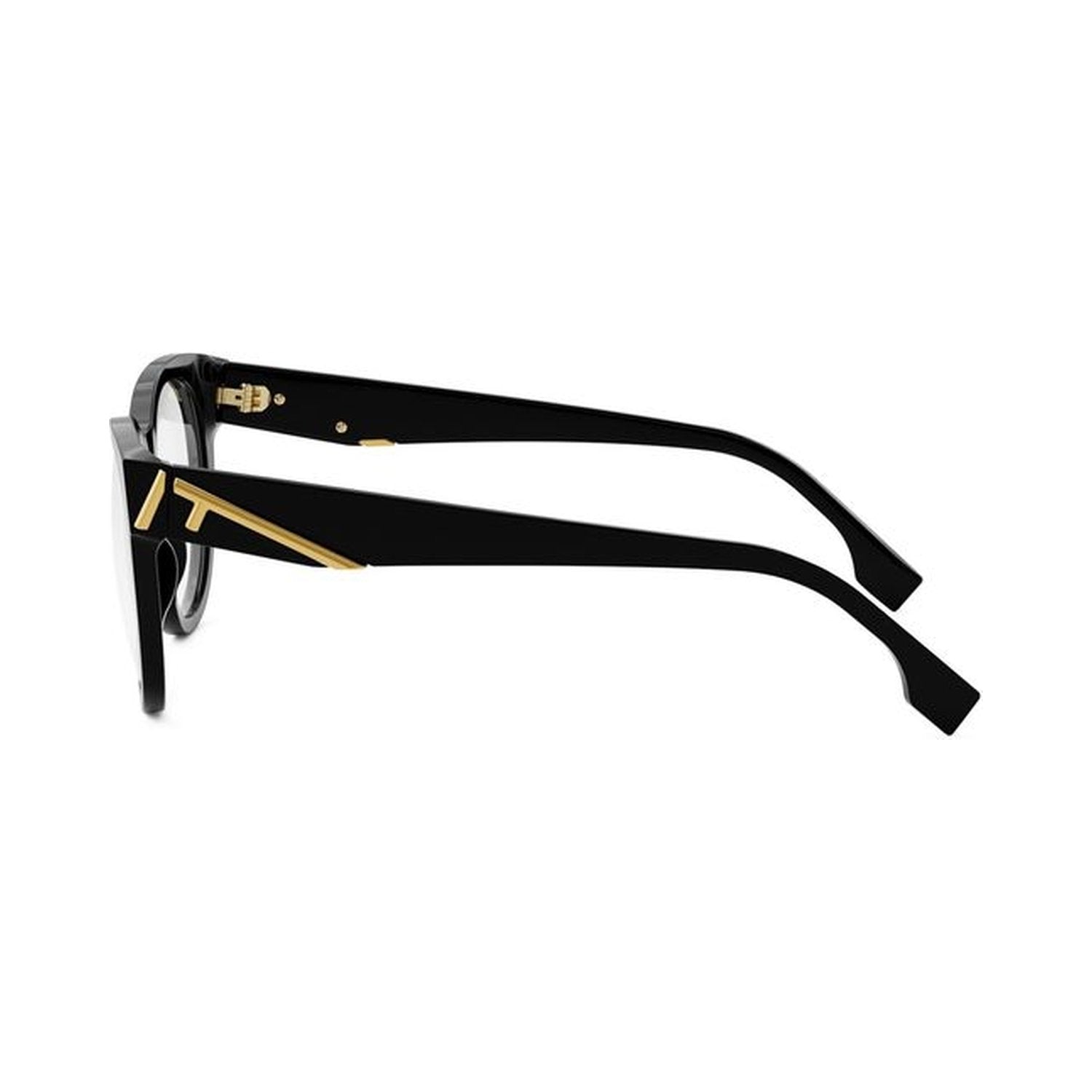 Fendi First Black Round Eyeglasses 001