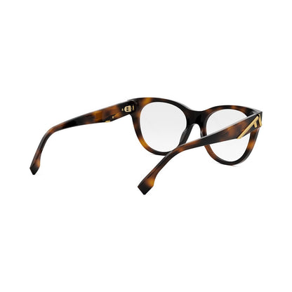 Fendi First Havana Round Eyeglasses 053