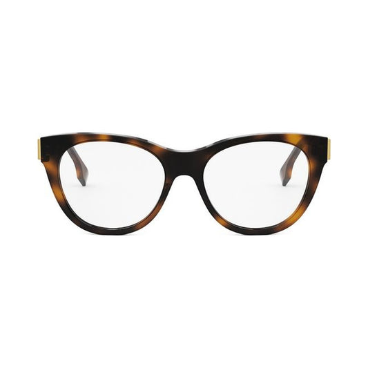 Fendi First Havana Round Eyeglasses 053