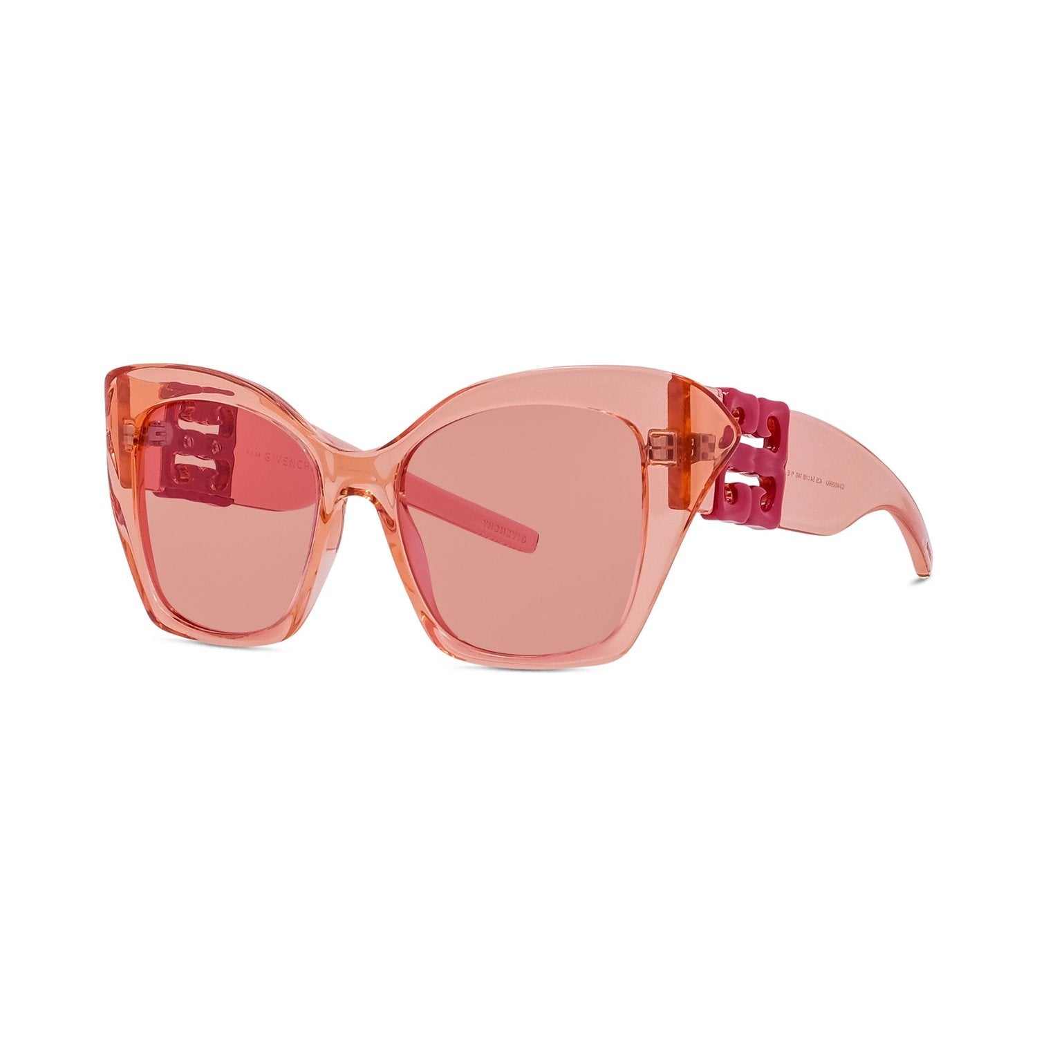 4G Liquid Rose Square Sunglasses