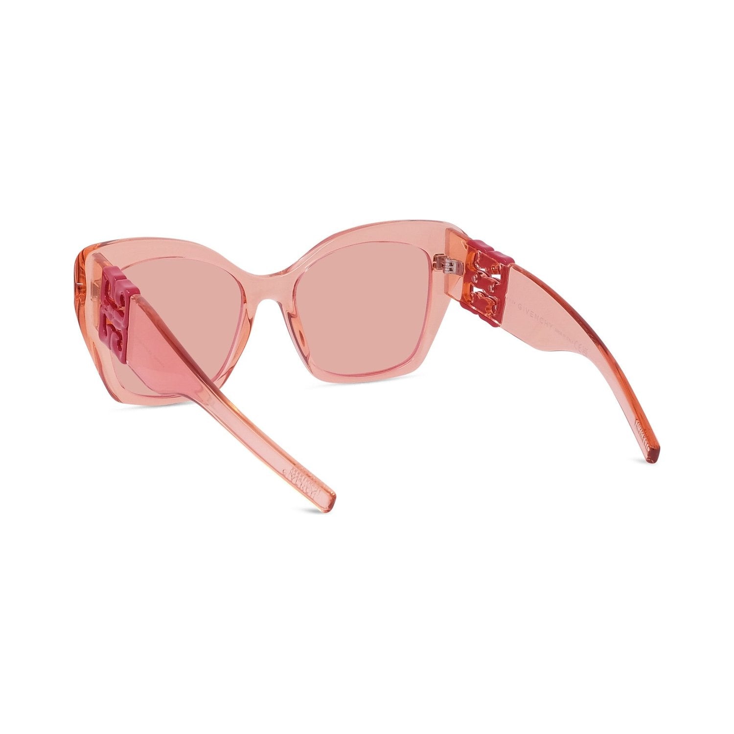 4G Liquid Rose Square Sunglasses