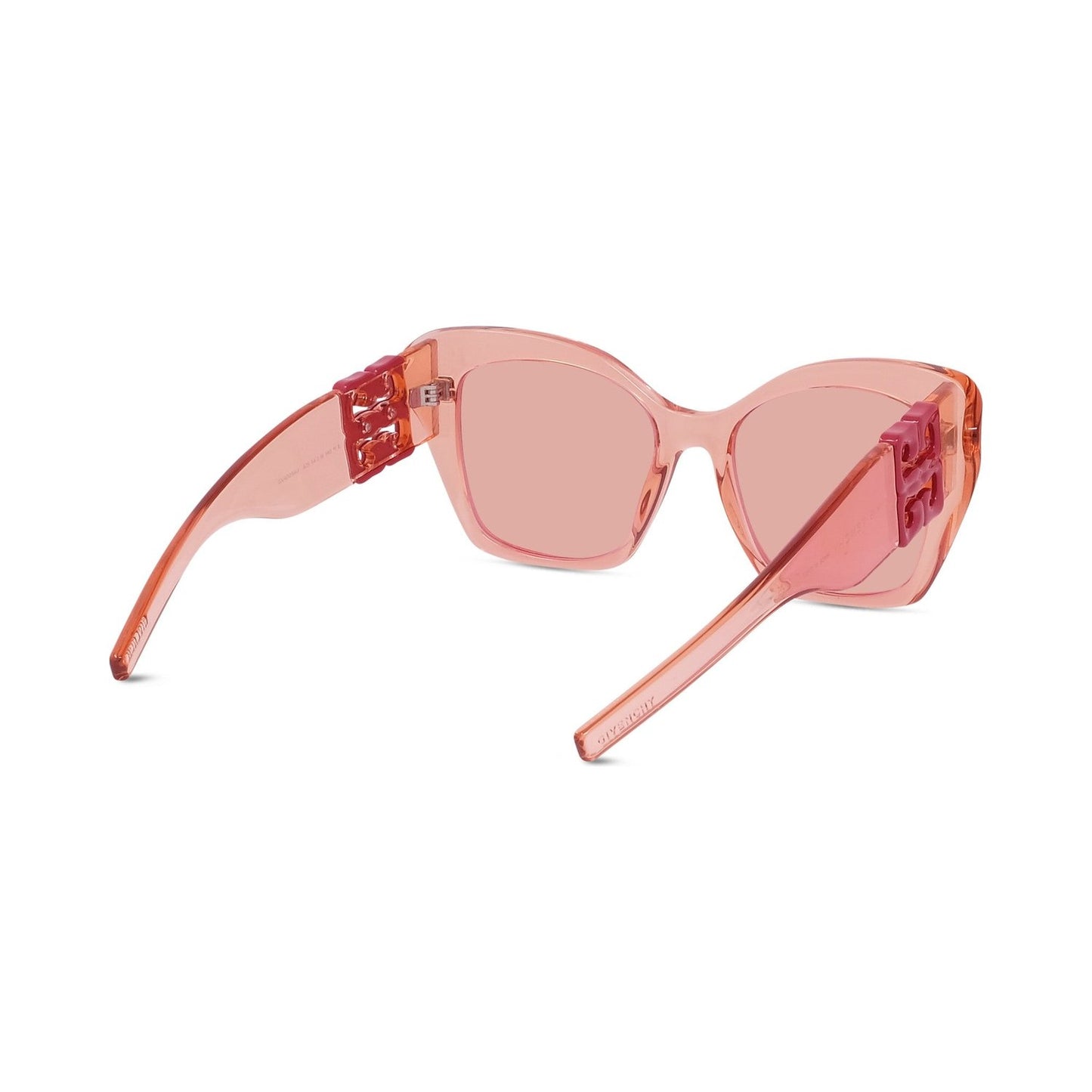 4G Liquid Rose Square Sunglasses
