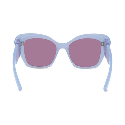 4G Liquid Blue Square Sunglasses 84u