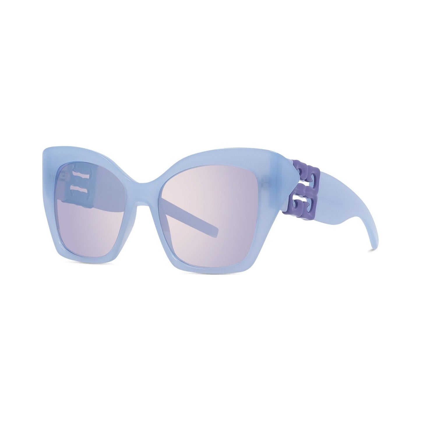 4G Liquid Blue Square Sunglasses 84u