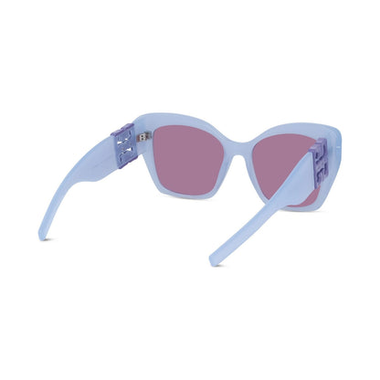 4G Liquid Blue Square Sunglasses 84u