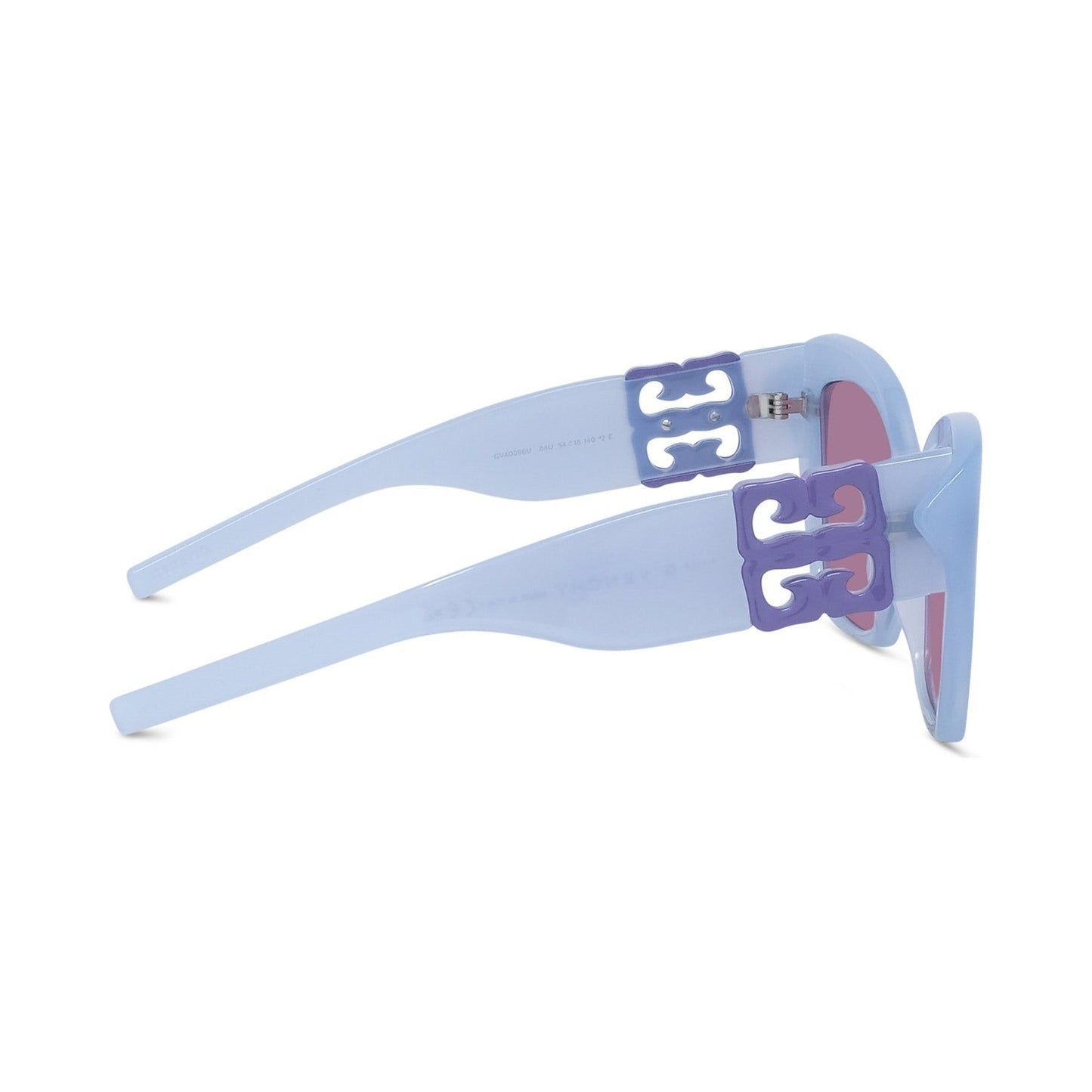 4G Liquid Blue Square Sunglasses 84u