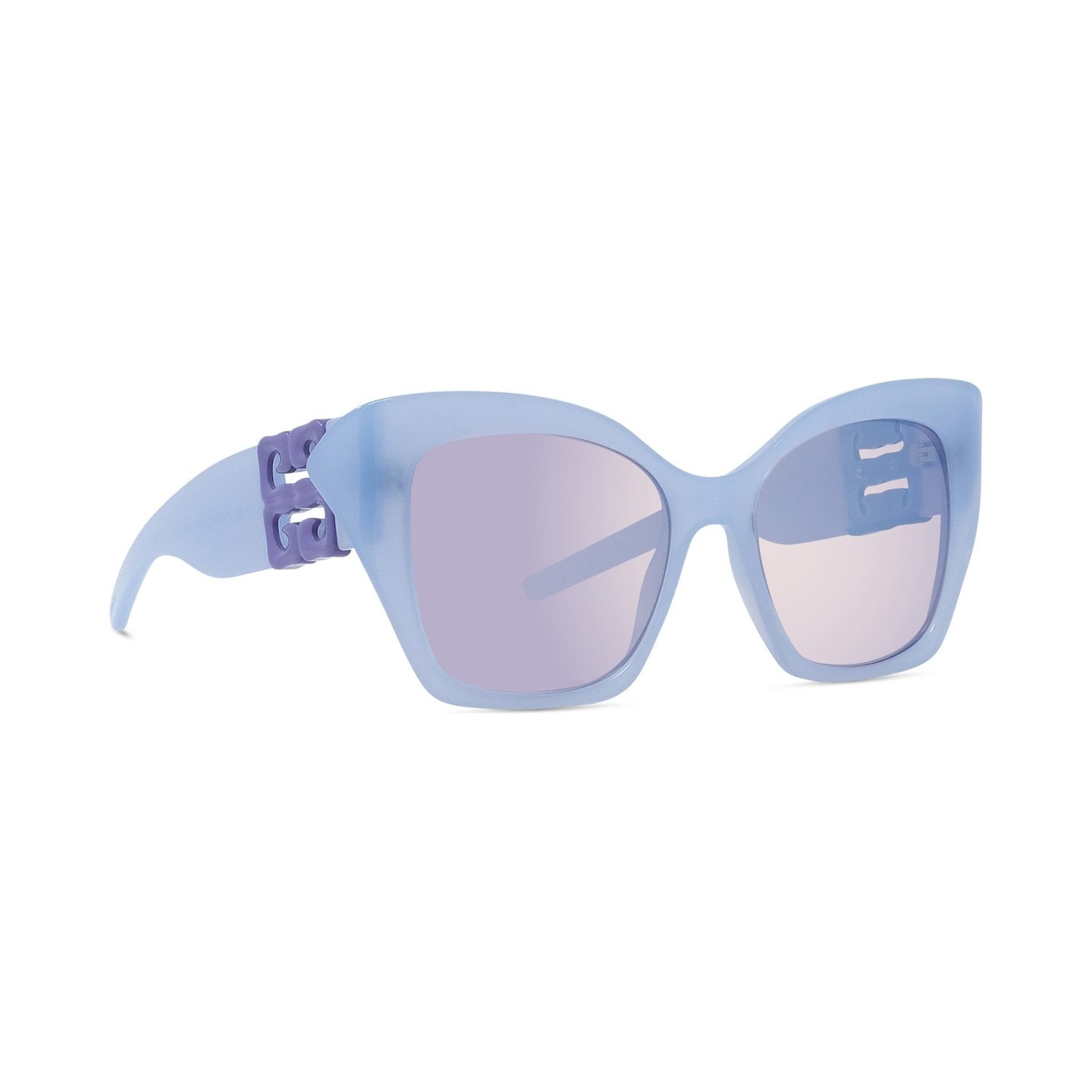 4G Liquid Blue Square Sunglasses 84u