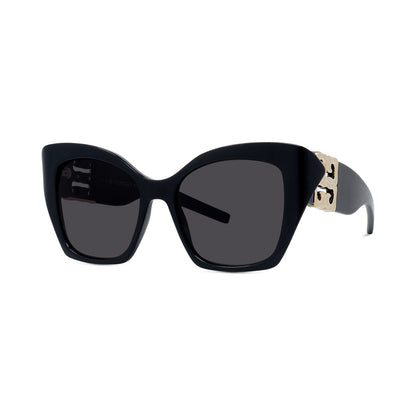 4G Liquid Black Square Sunglasses 01a
