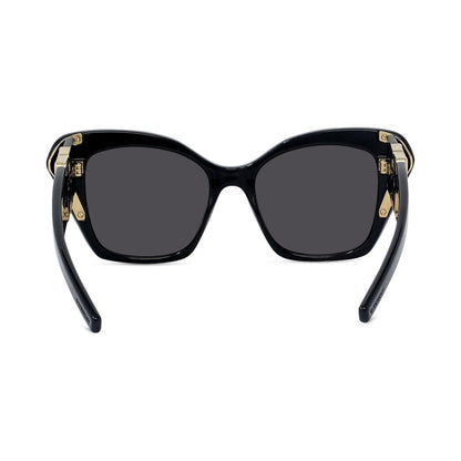 4G Liquid Black Square Sunglasses 01a