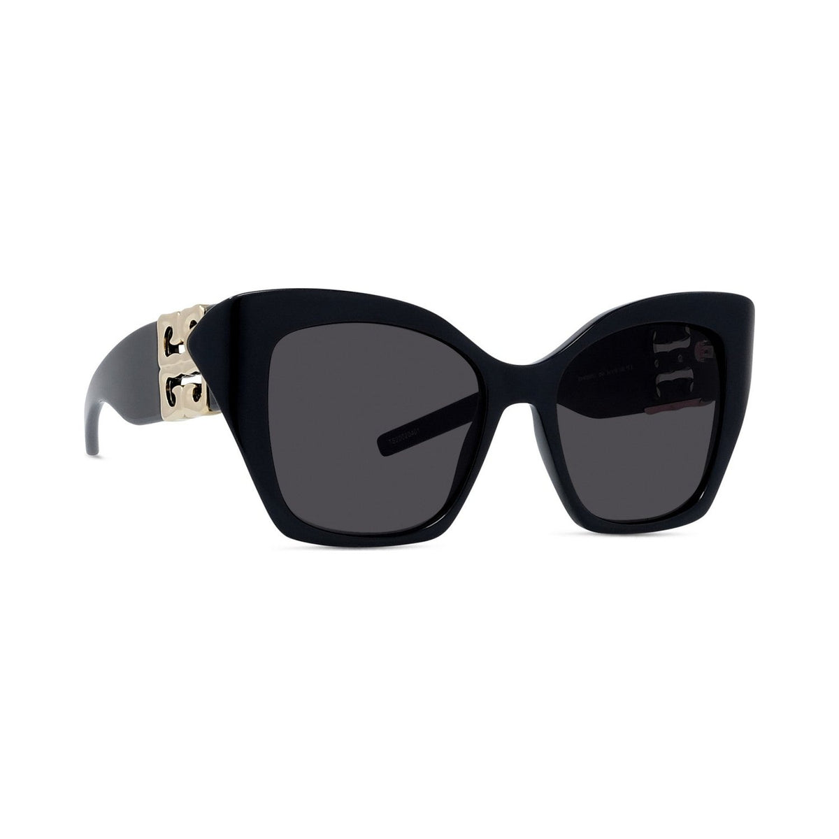 4G Liquid Black Square Sunglasses 01a