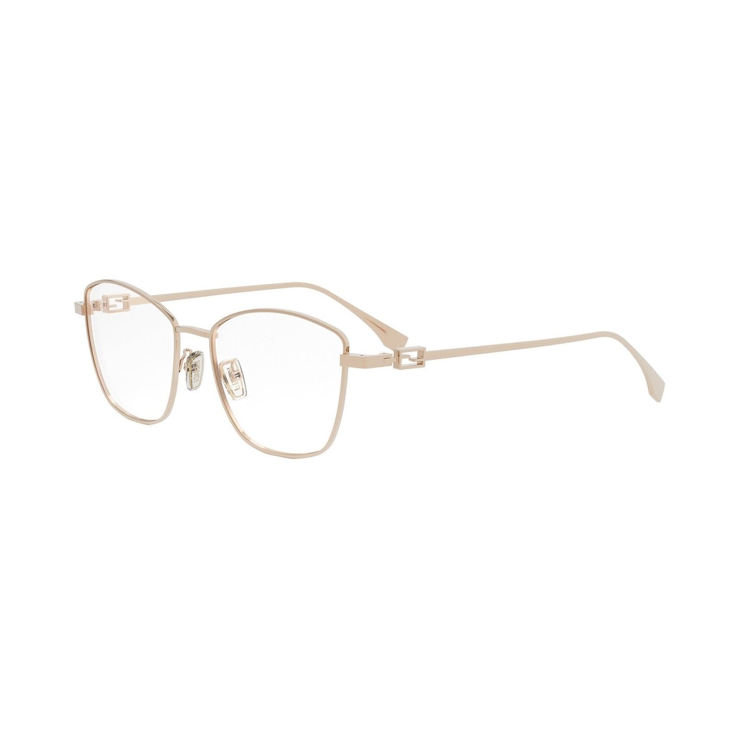 Baguette Rose Geometric Eyeglasses 028