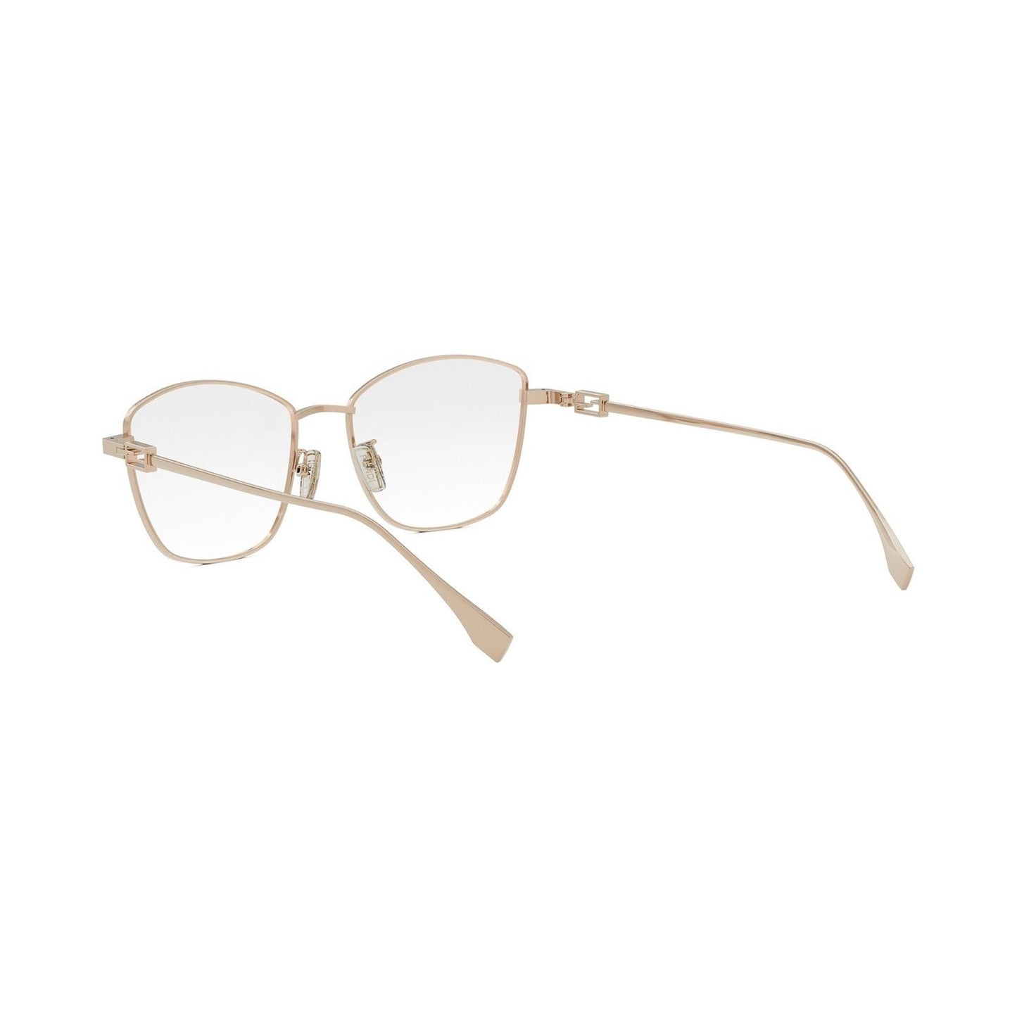 Baguette Rose Geometric Eyeglasses 028