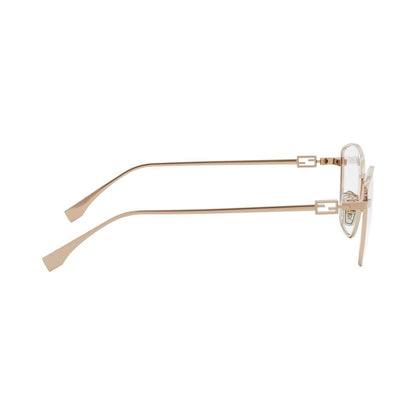 Baguette Rose Geometric Eyeglasses 028