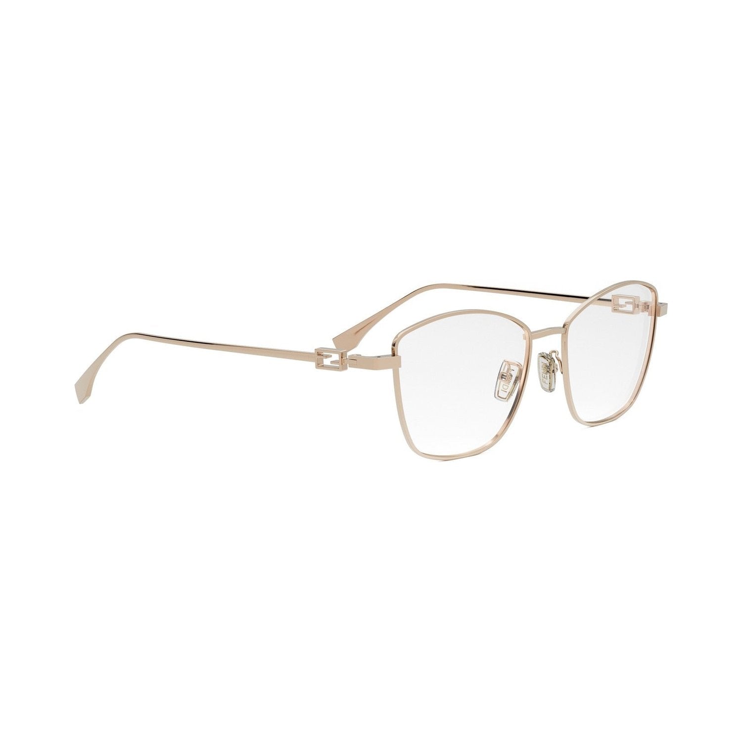 Baguette Rose Geometric Eyeglasses 028