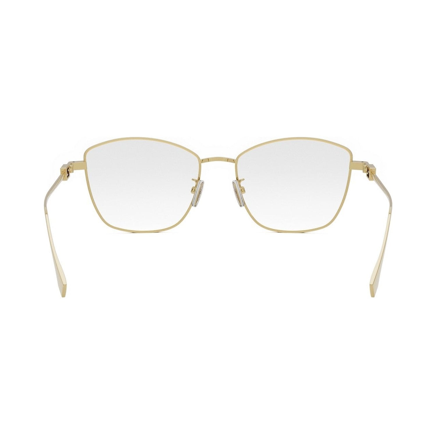 Baguette Gold Geometric Eyeglasses 030
