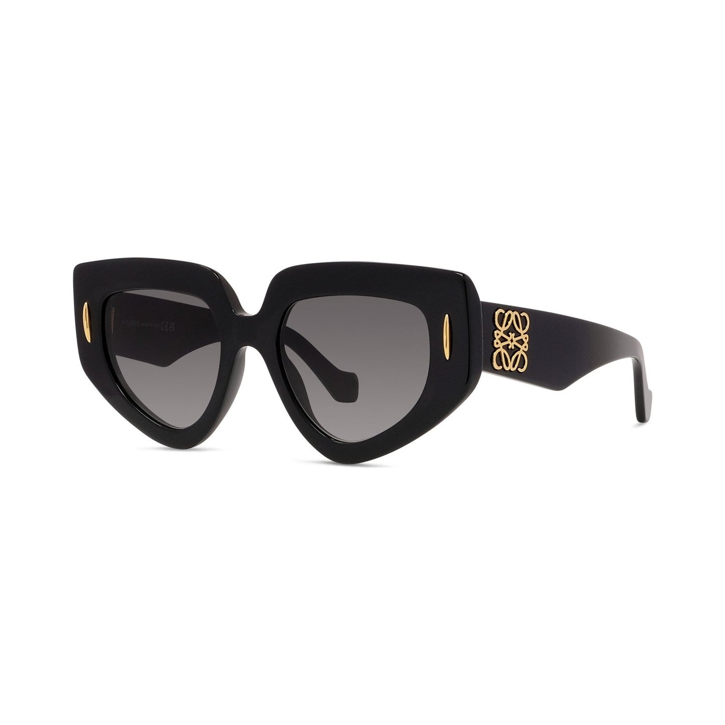 Anagram Black Geometric Sunglasses