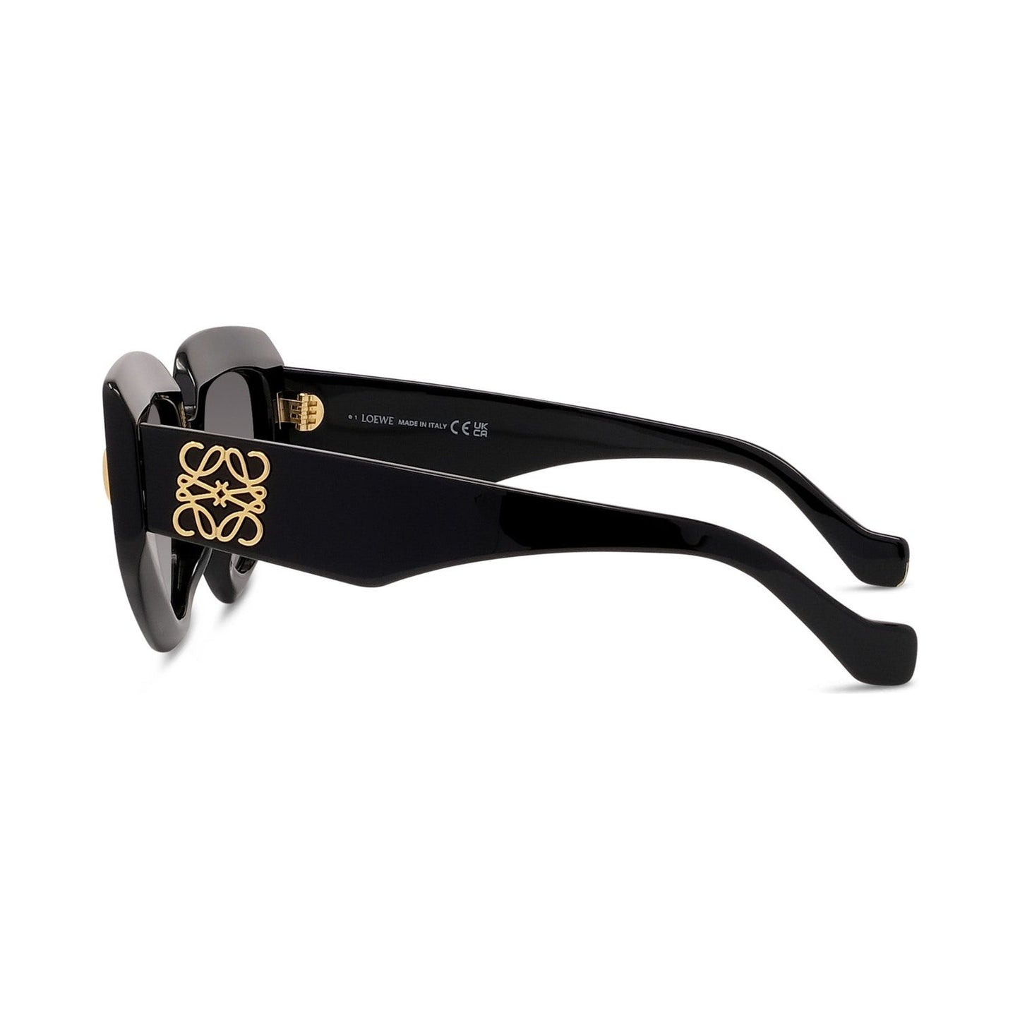 Anagram Black Geometric Sunglasses