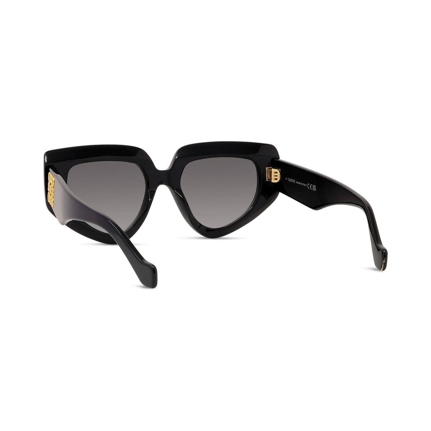 Anagram Black Geometric Sunglasses