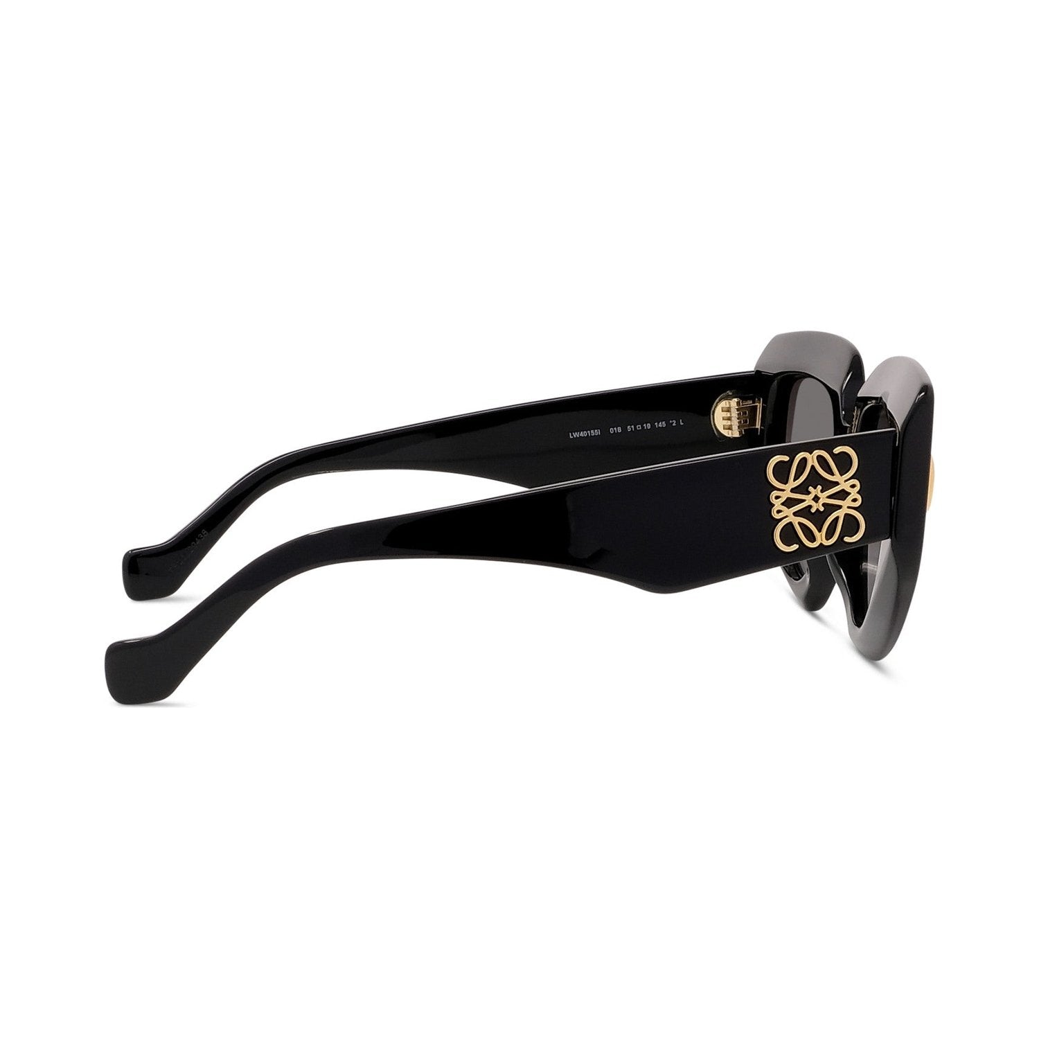Anagram Black Geometric Sunglasses