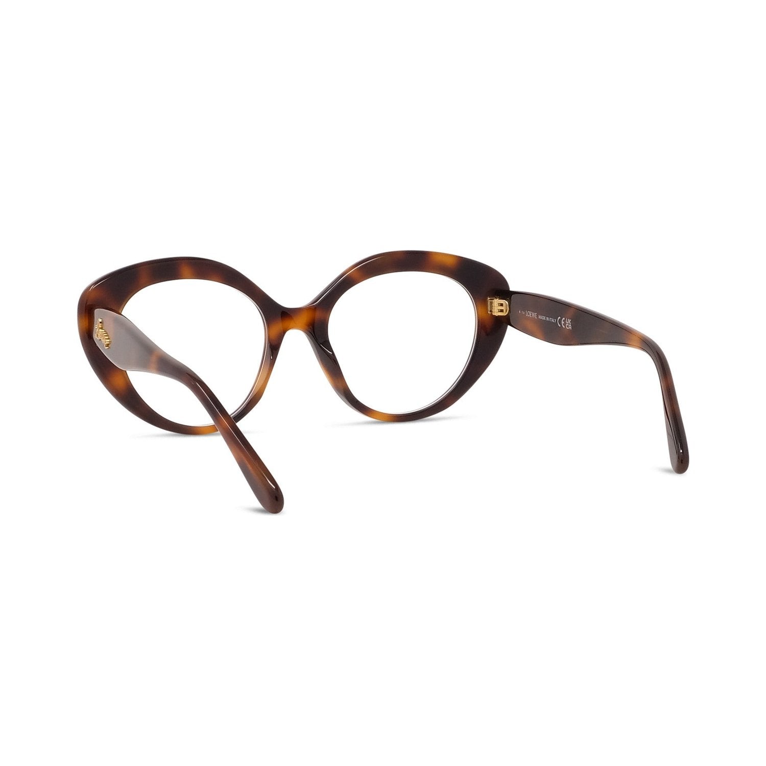 Curvy Havana Cat Eye Eyeglasses