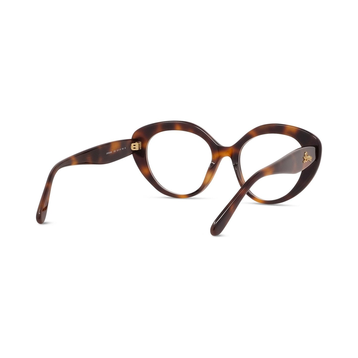 Curvy Havana Cat Eye Eyeglasses