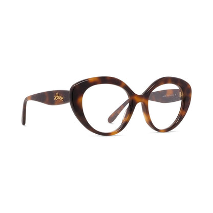 Curvy Havana Cat Eye Eyeglasses