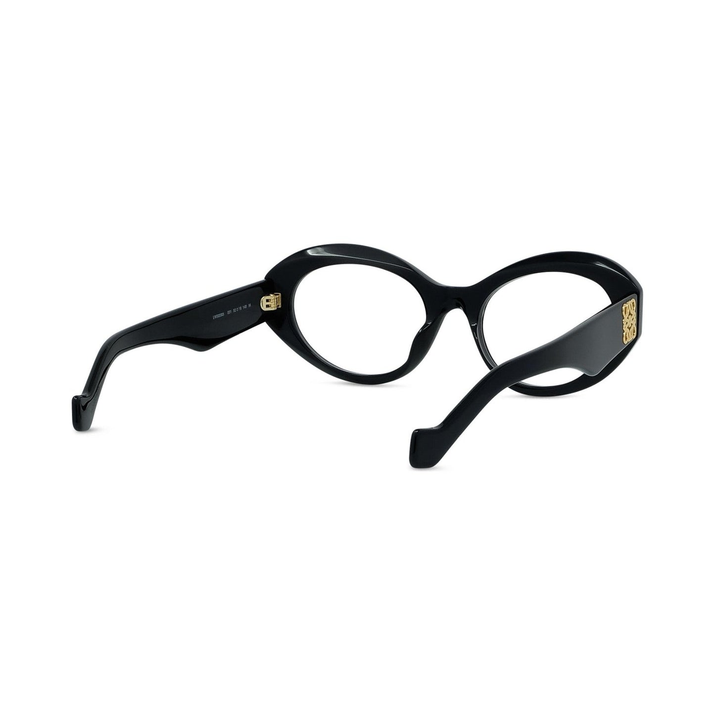 Anagram Black Oval Eyeglasses