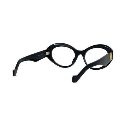Anagram Black Oval Eyeglasses