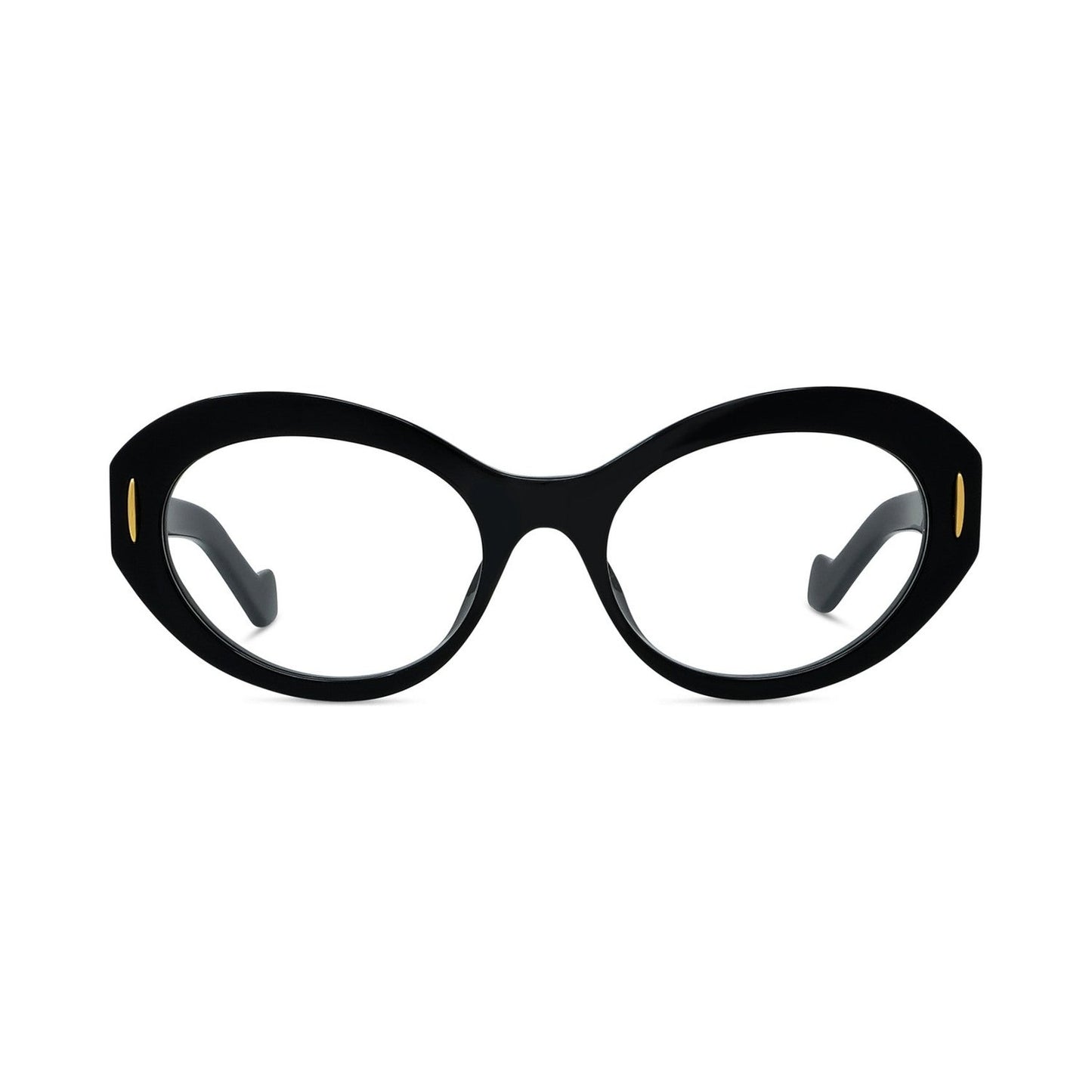 Anagram Black Oval Eyeglasses