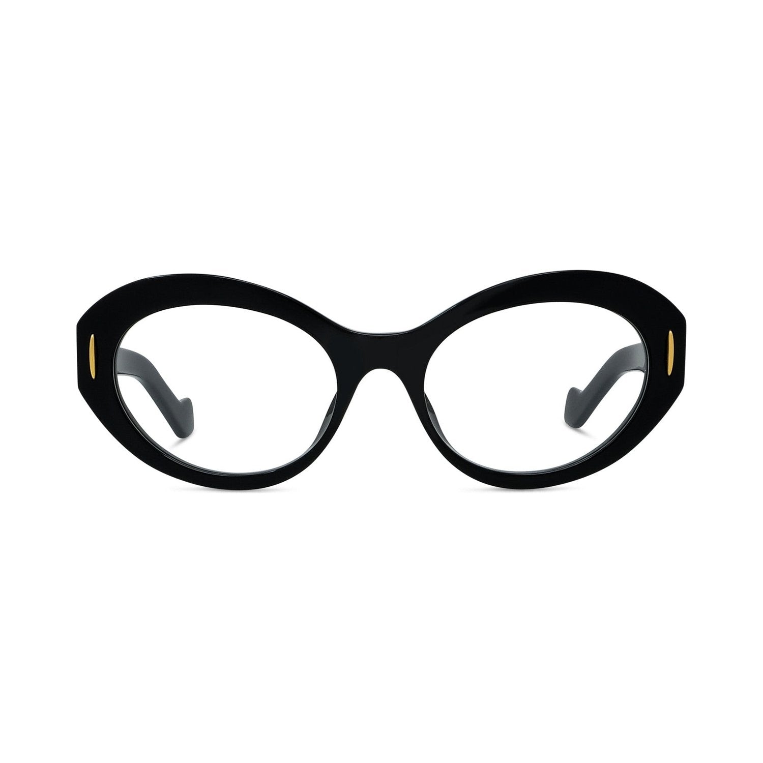 Anagram Black Oval Eyeglasses
