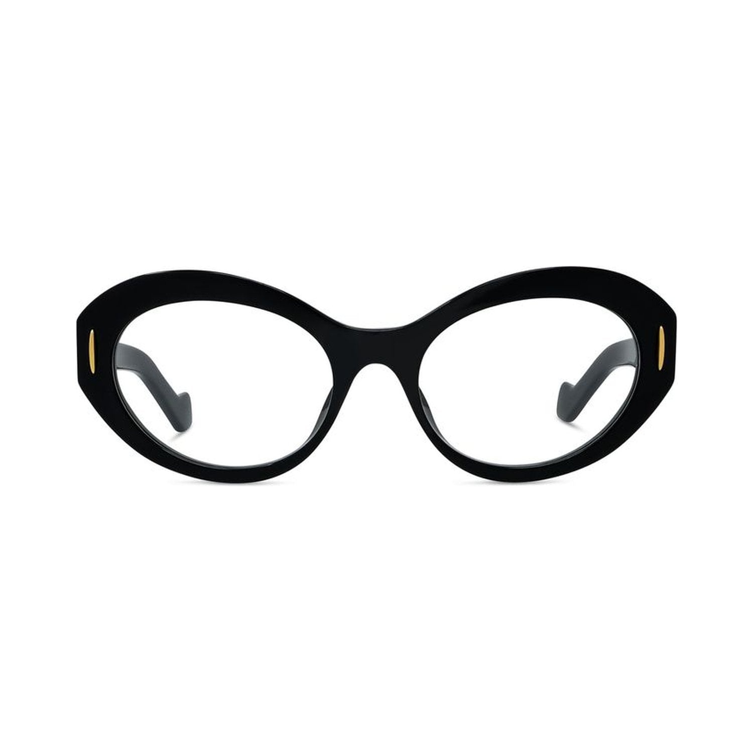 Anagram Black Oval Eyeglasses