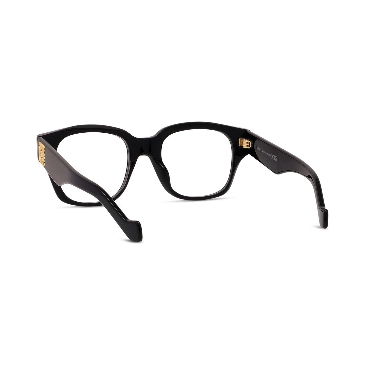 Anagram Black Geometric Eyeglasses