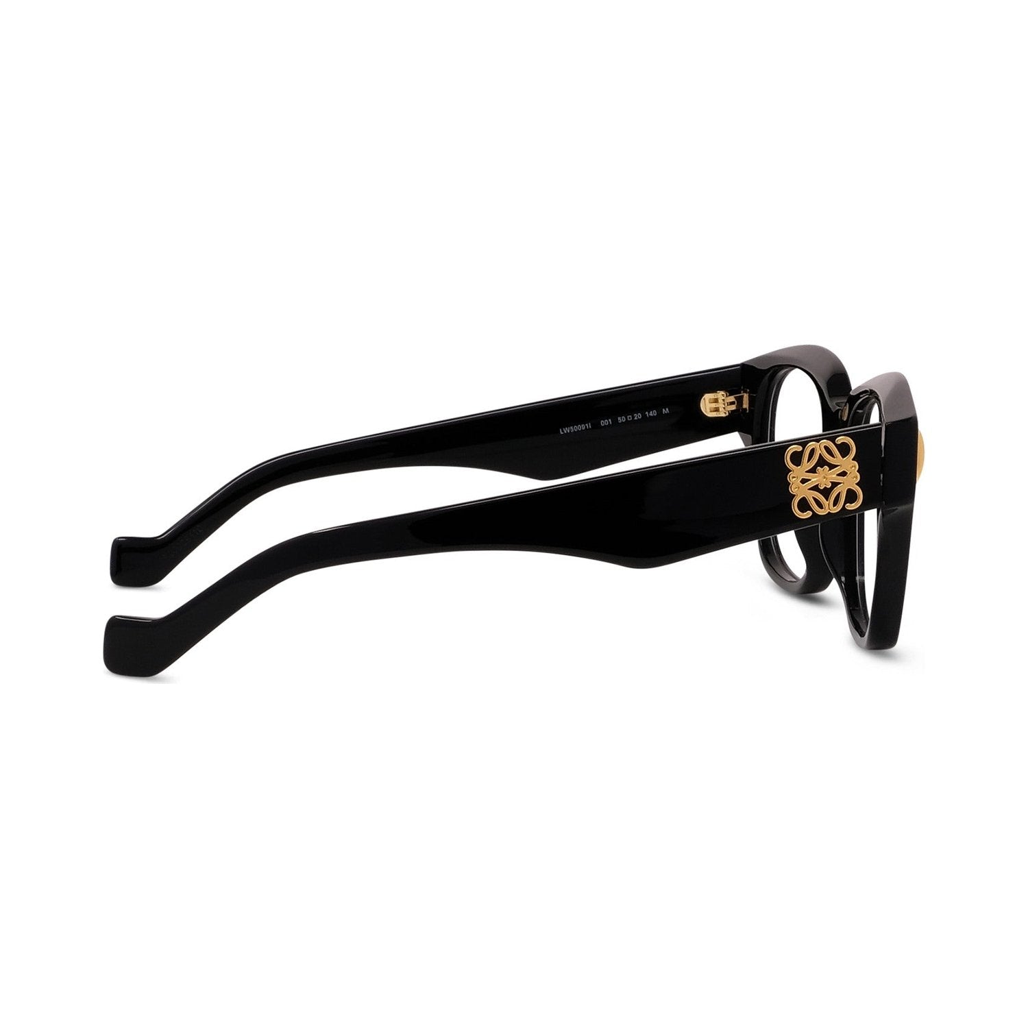 Anagram Black Geometric Eyeglasses