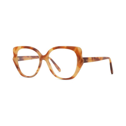 Slim Havana Butterfly Eyeglasses