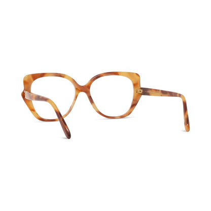 Slim Havana Butterfly Eyeglasses