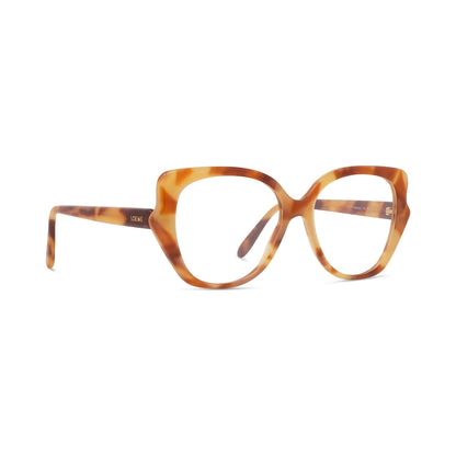 Slim Havana Butterfly Eyeglasses