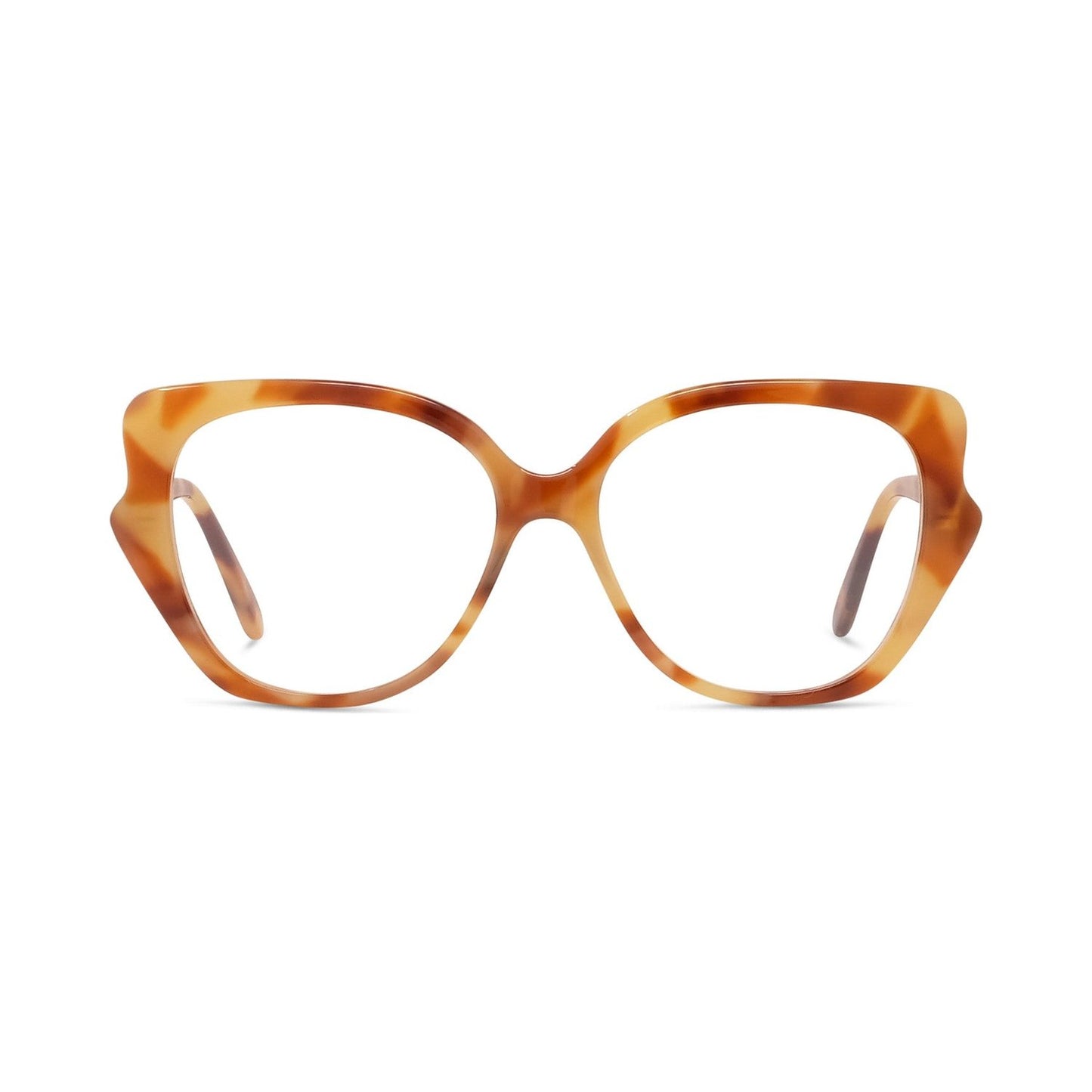 Slim Havana Butterfly Eyeglasses