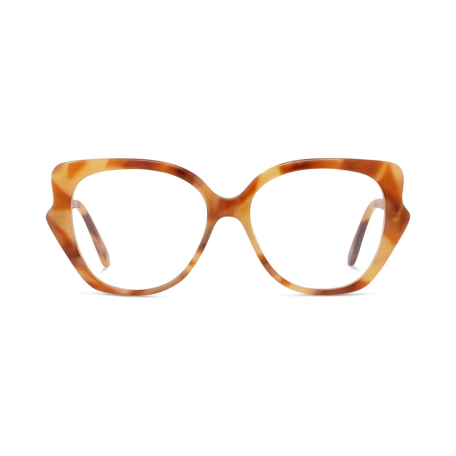 Slim Havana Butterfly Eyeglasses