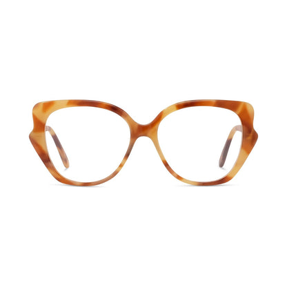 Slim Havana Butterfly Eyeglasses