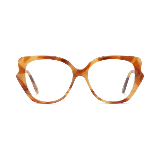 Slim Havana Butterfly Eyeglasses