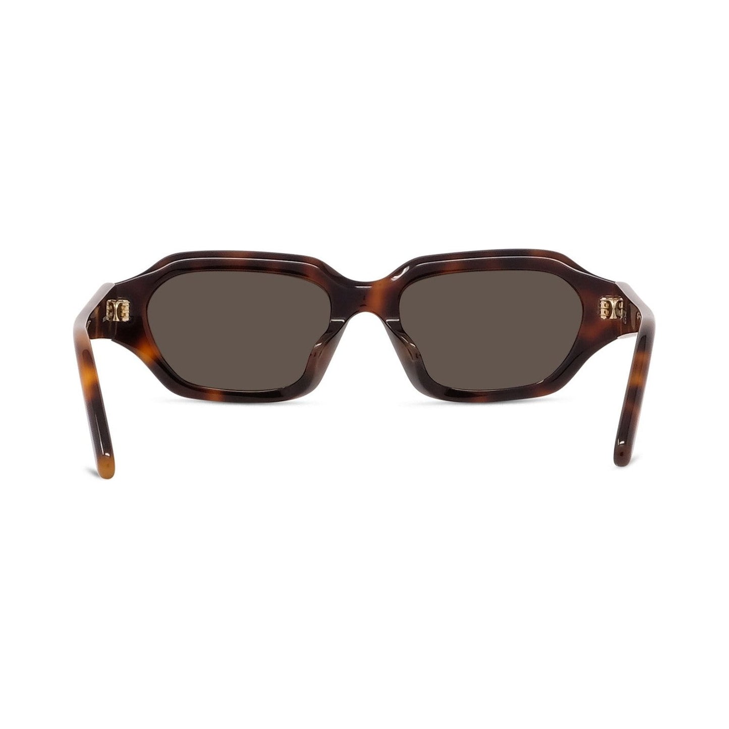 Slim Havana Rectangular Sunglasses