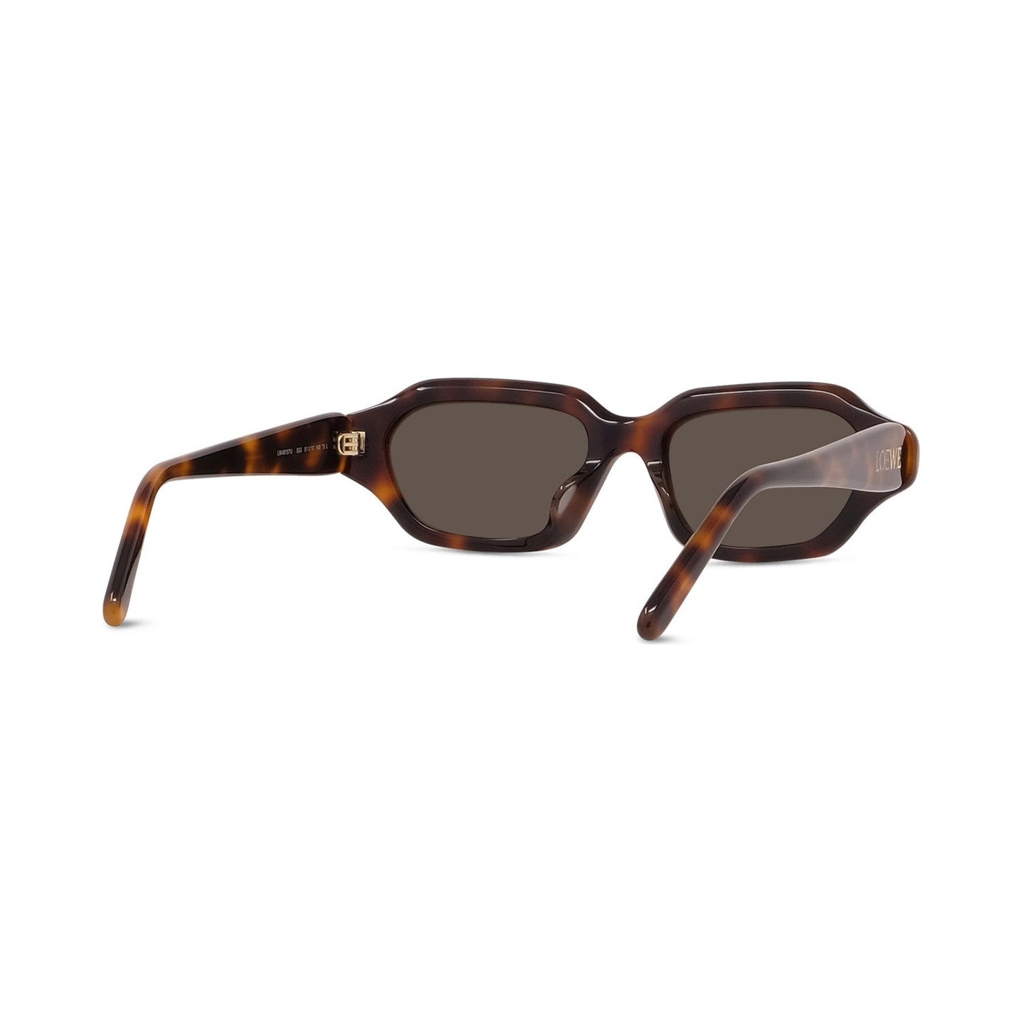 Slim Havana Rectangular Sunglasses