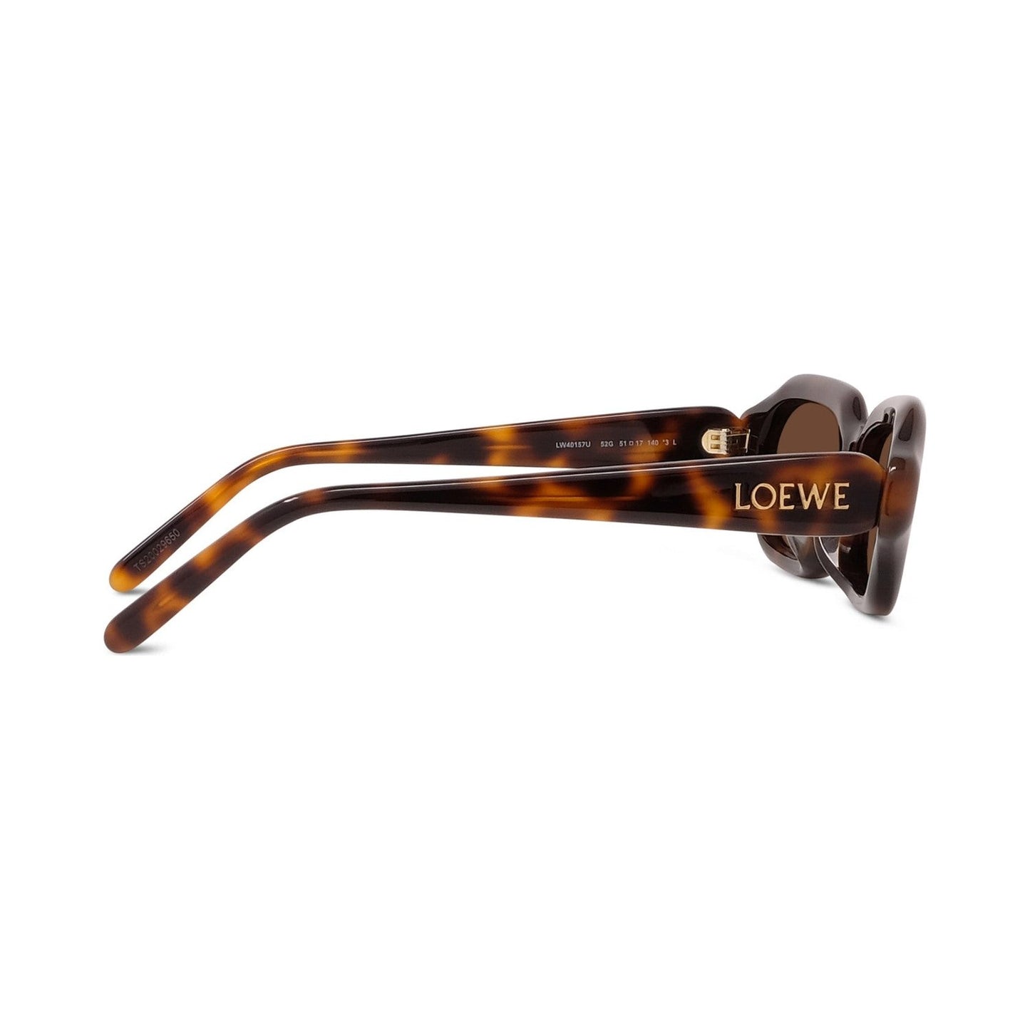 Slim Havana Rectangular Sunglasses