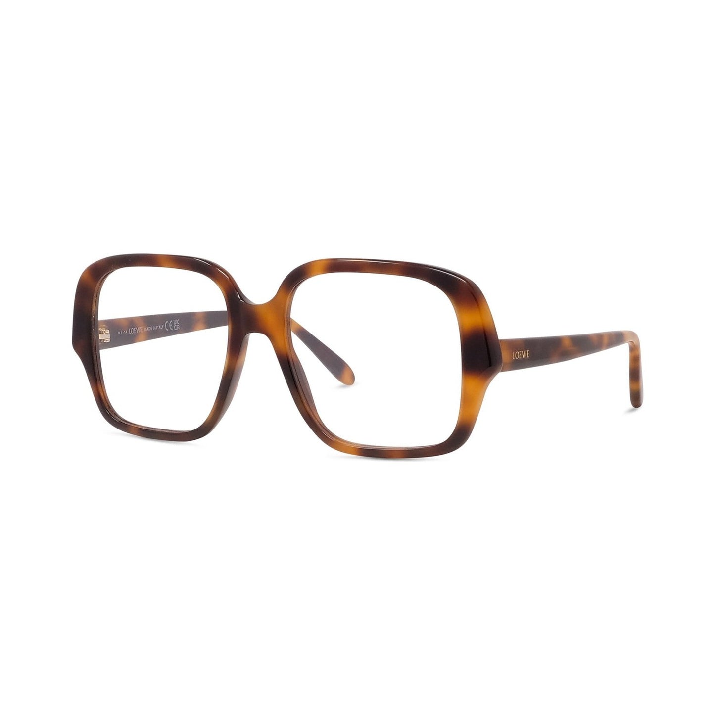 Slim Havana Square Eyeglasses