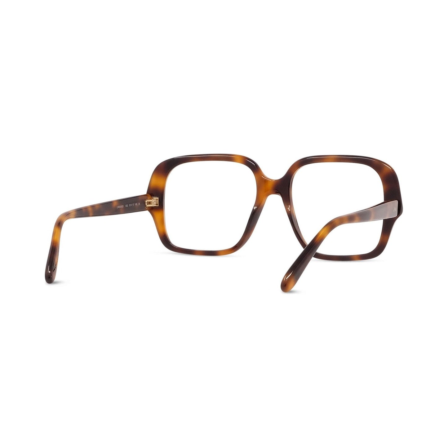 Slim Havana Square Eyeglasses