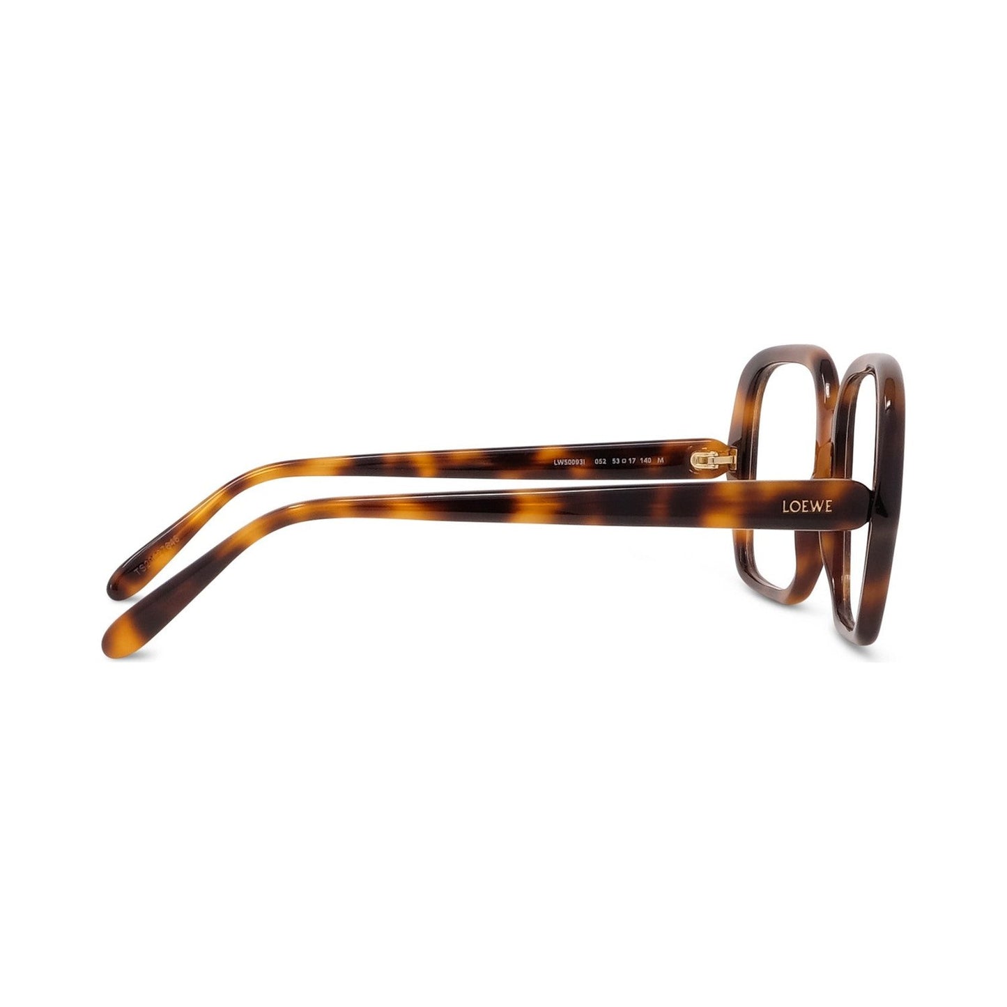 Slim Havana Square Eyeglasses