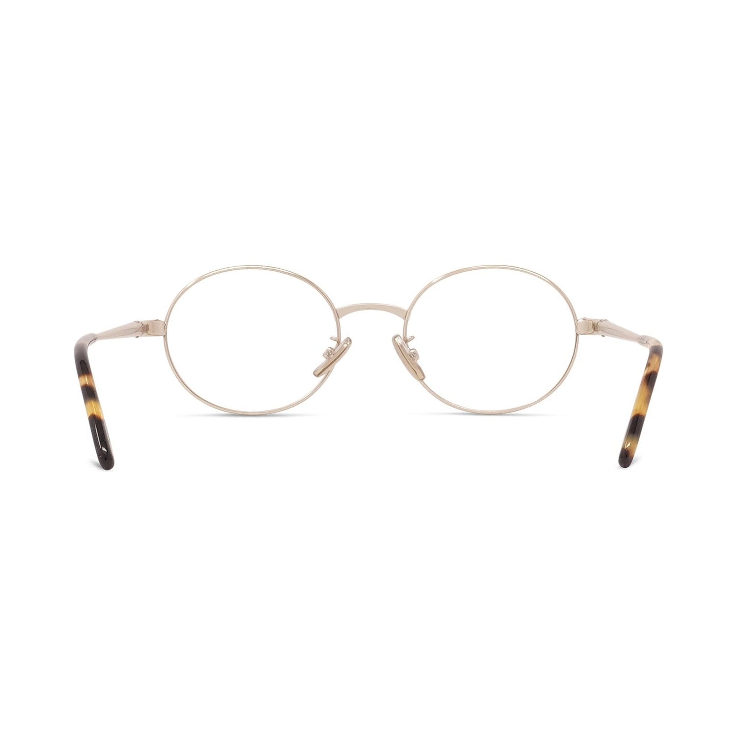 Slim Gold Pantos Eyeglasses
