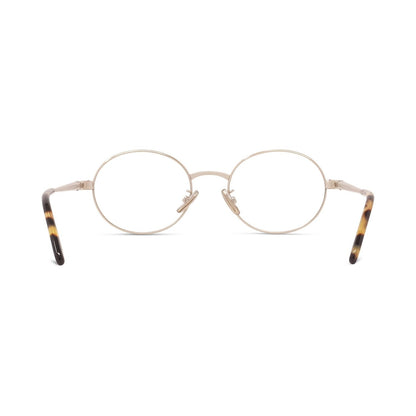 Slim Gold Pantos Eyeglasses