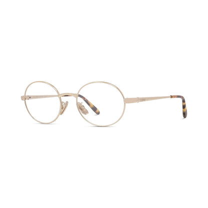 Slim Gold Pantos Eyeglasses